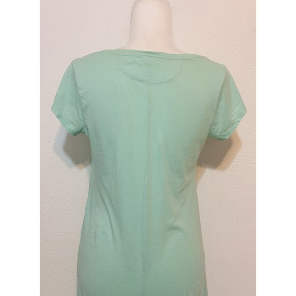 Polo Ralph Lauren Women Size M Mint Green Short Sleeve Maxi Dress Minimalist - Picture 8 of 13